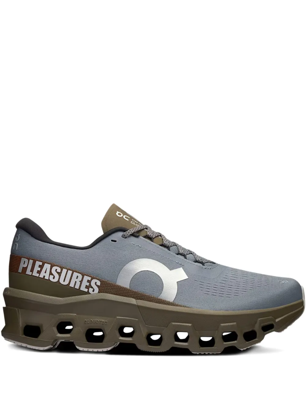 On Running x Pleasures x The Loop Cloudmonster 2 sneakers Grey