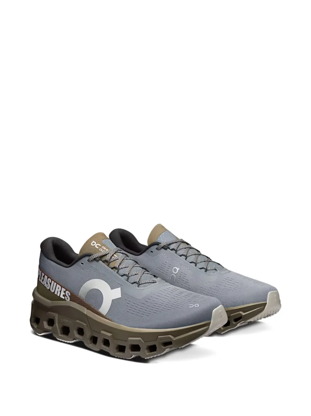On Running x Pleasures x The Loop Cloudmonster 2 sneakers Grijs