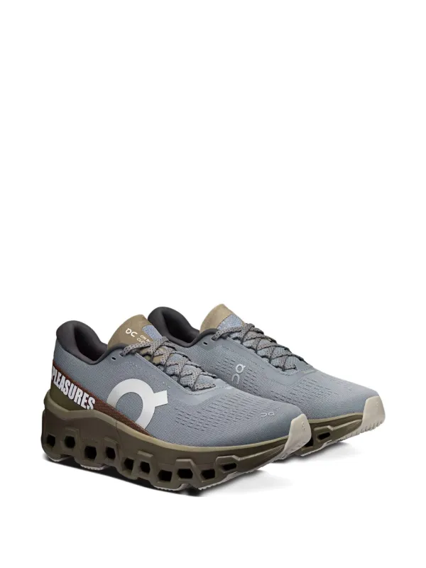 On x Pleasures x The Loop Cloudmonster 2 Sneakers | Grey | FARFETCH PH