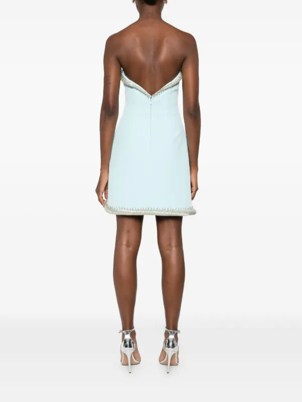 georges hobeika blue dress Georges Hobeika
