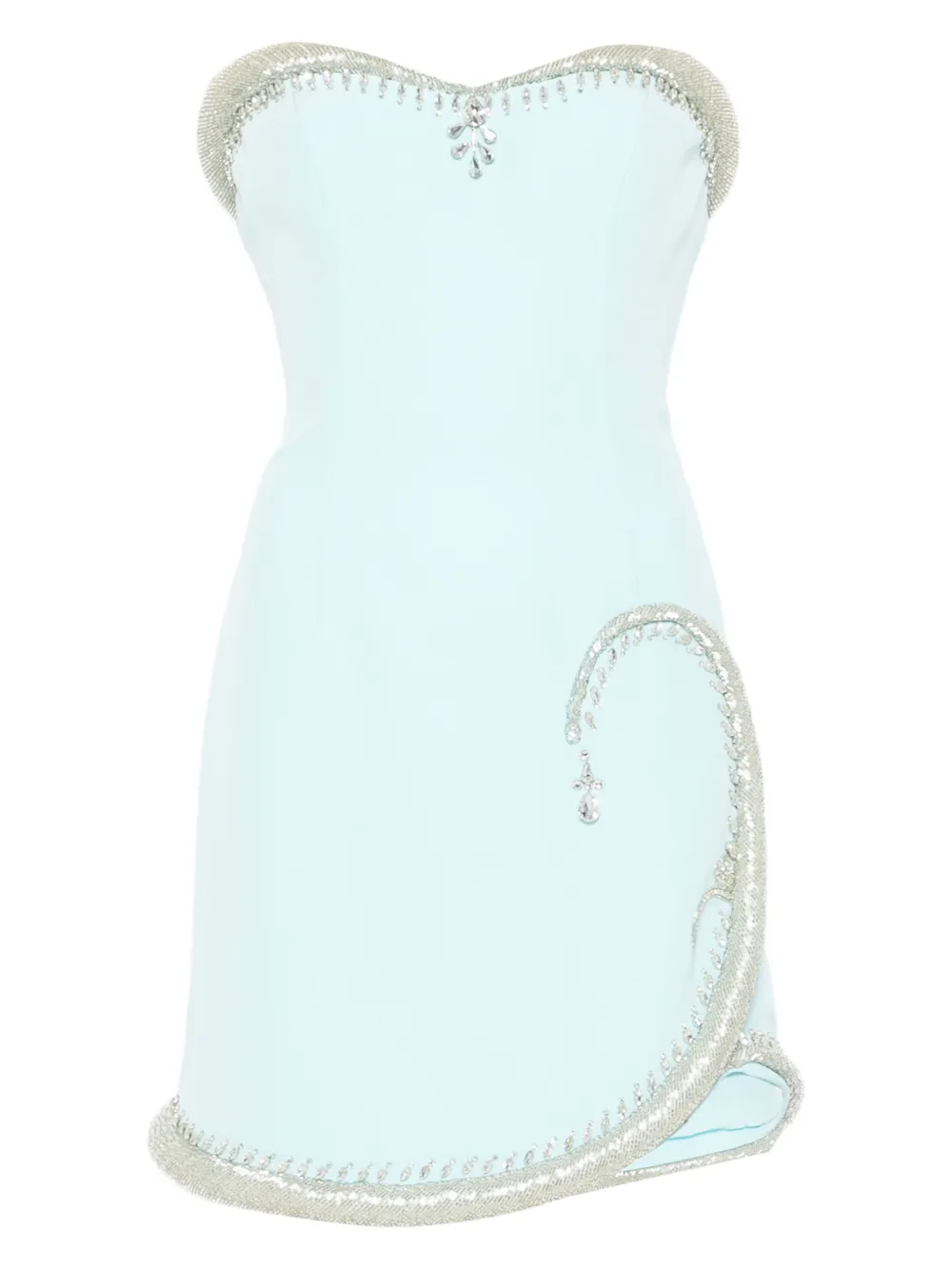 GEORGES HOBEIKA embellished strapless dress | Blue | Image 1