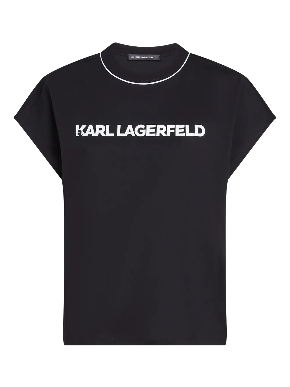 Karl Lagerfeld T-shirt met logo Zwart