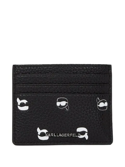 Karl Lagerfeld tarjetero Ikon de piel granulada