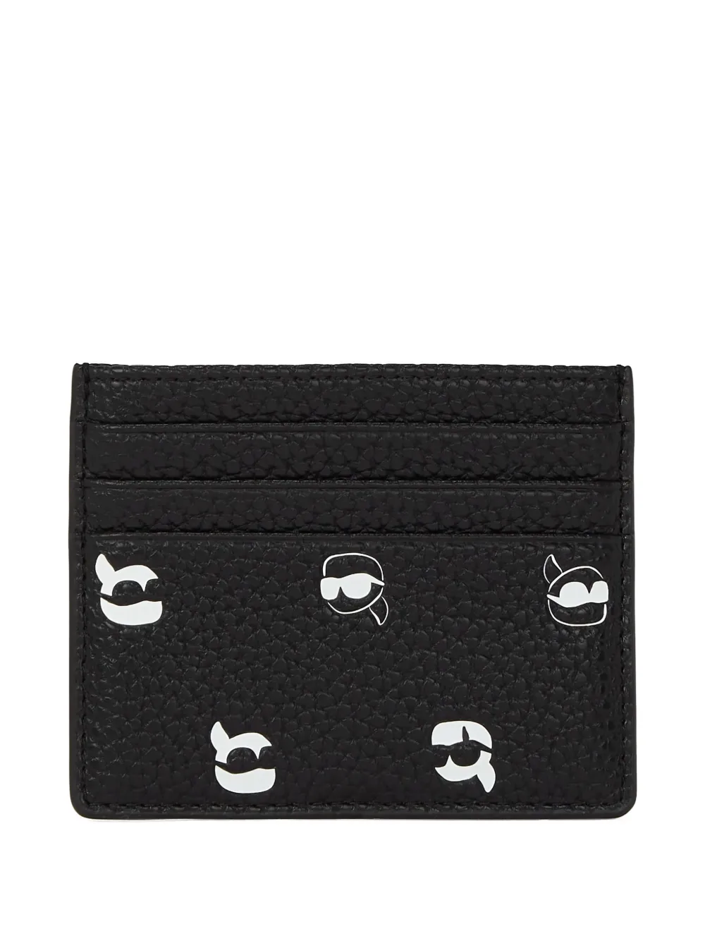 Karl Lagerfeld Ikon print pebble cardholder | Image 2