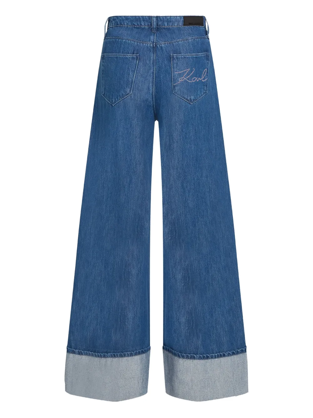 Karl Lagerfeld Jeans met omslag Blauw
