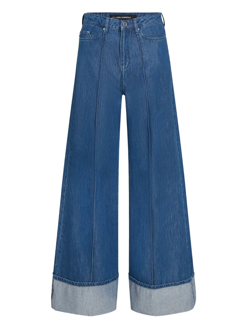 Karl Lagerfeld Jeans met omslag Blauw
