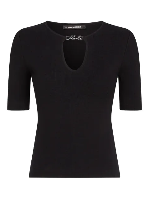 Karl Lagerfeld Blusa de tricô com pingente