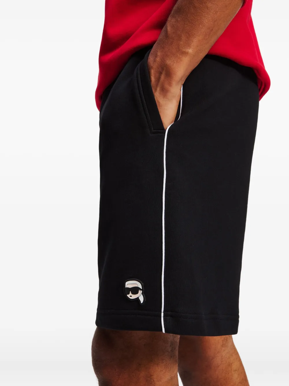 Karl Lagerfeld Ikon shorts Zwart