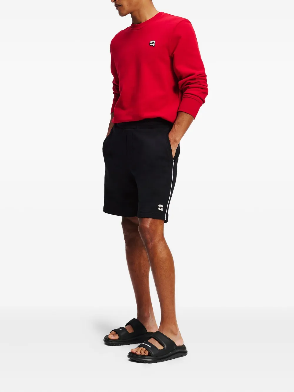 Karl Lagerfeld Ikon shorts Zwart