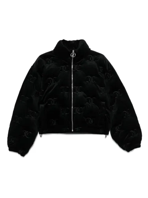 Juicy Couture monogram logo puffer jacket 