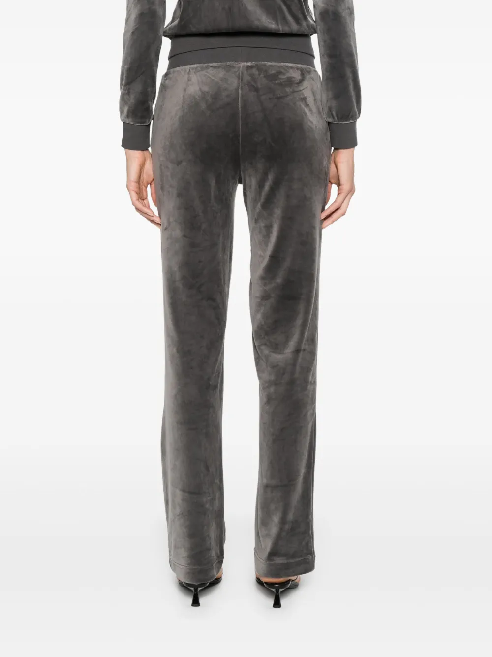 Juicy Couture Fluwelen trainingsbroek Grijs
