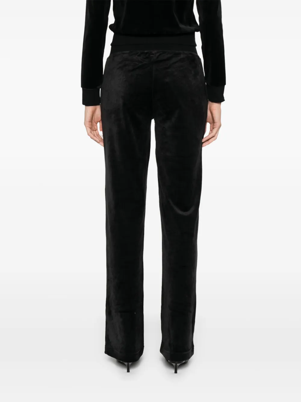 Juicy Couture Fluwelen trainingsbroek Zwart
