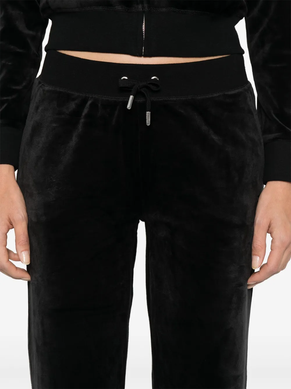 Juicy Couture Fluwelen trainingsbroek Zwart