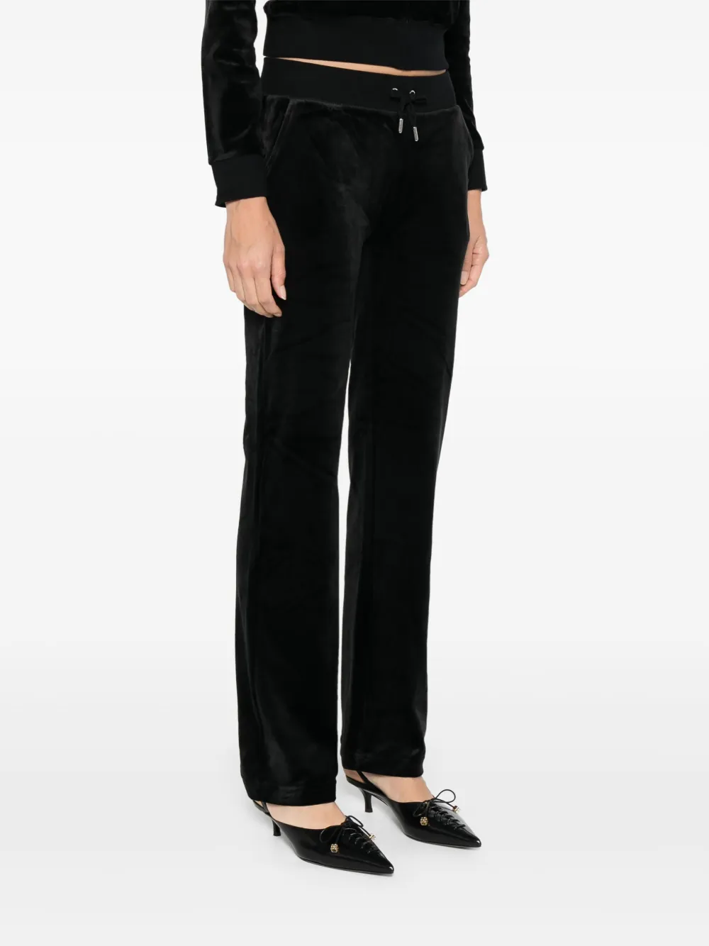 Juicy Couture Fluwelen trainingsbroek Zwart