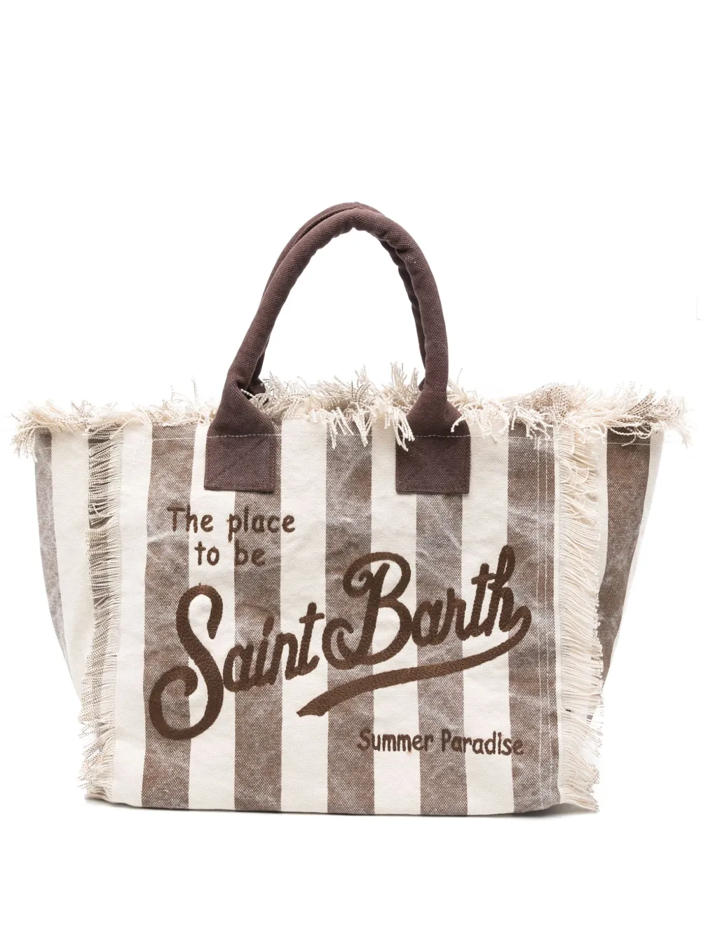 MC2 Saint Barth Vanity tote bag - ブラウン MC2 Saint Barth Vanity tote bag - ブラウン