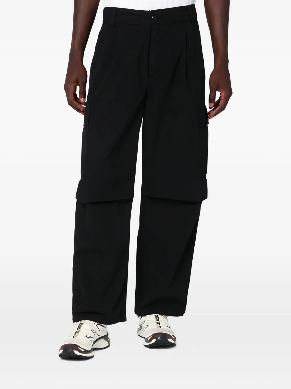 Carhartt WIP Broek met logopatch Zwart