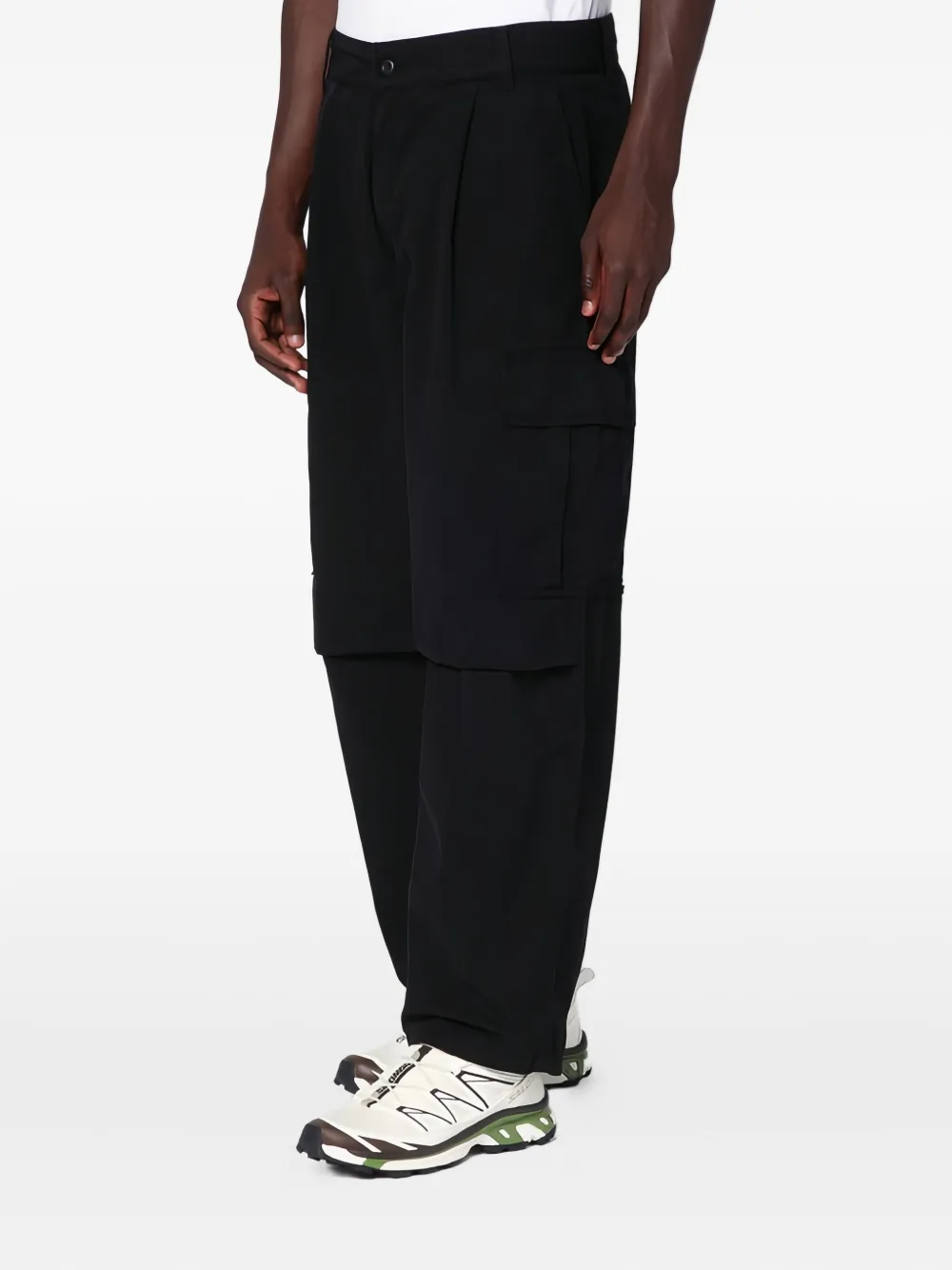 Carhartt WIP Broek met logopatch Zwart