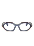 Alain Mikli geometric glasses - Blue