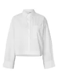 Selected Femme organic cotton shirt - White