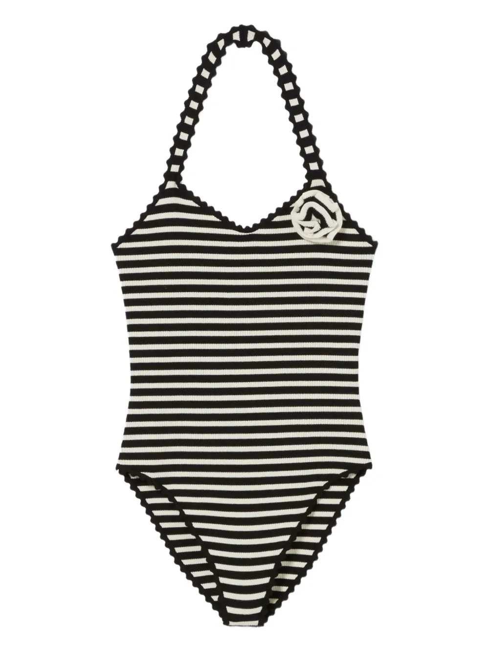 Claudie Pierlot striped bodysuit - ブラック Claudie Pierlot striped bodysuit - ブラック