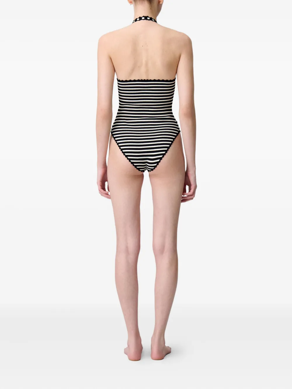 Claudie Pierlot Gestreepte body Zwart