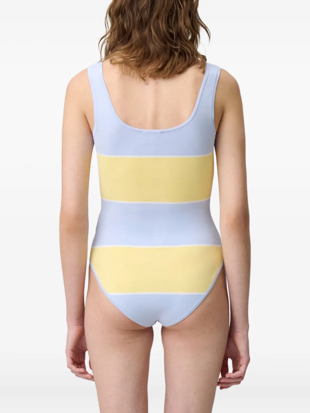Claudie Pierlot Gestreepte body Blauw