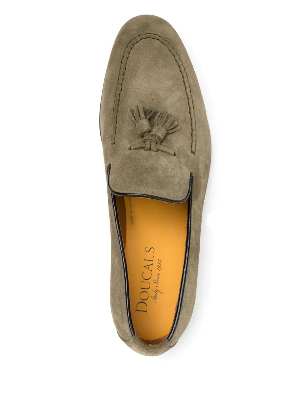 Doucal's suede derby shoes Green