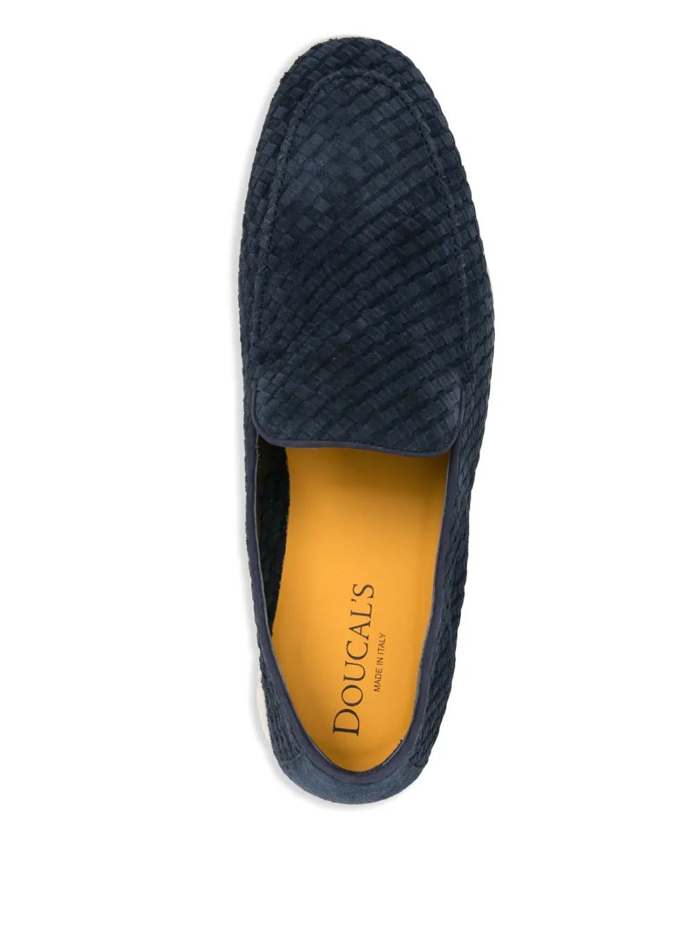 Doucal's suede derby shoes Blue