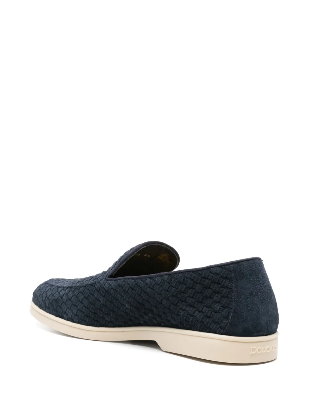 Doucal's suede derby shoes Blue