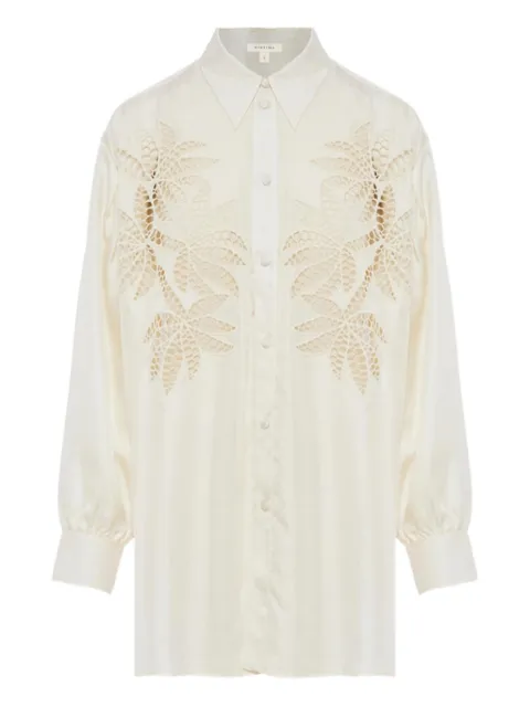 diotima lace-detail shirt