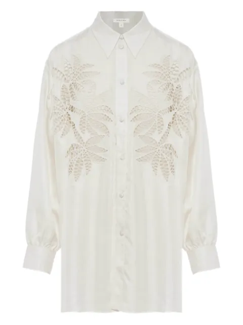 diotima lace-detail shirt