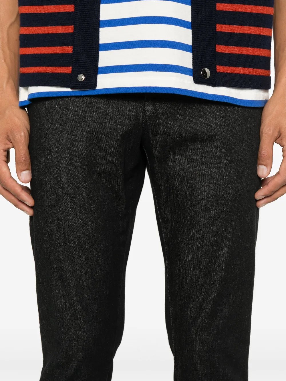 DONDUP Broek van stretch-katoen Zwart