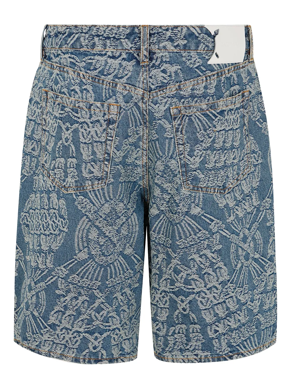 Daily Paper cotton denim shorts | Jean Shorts | Image 2