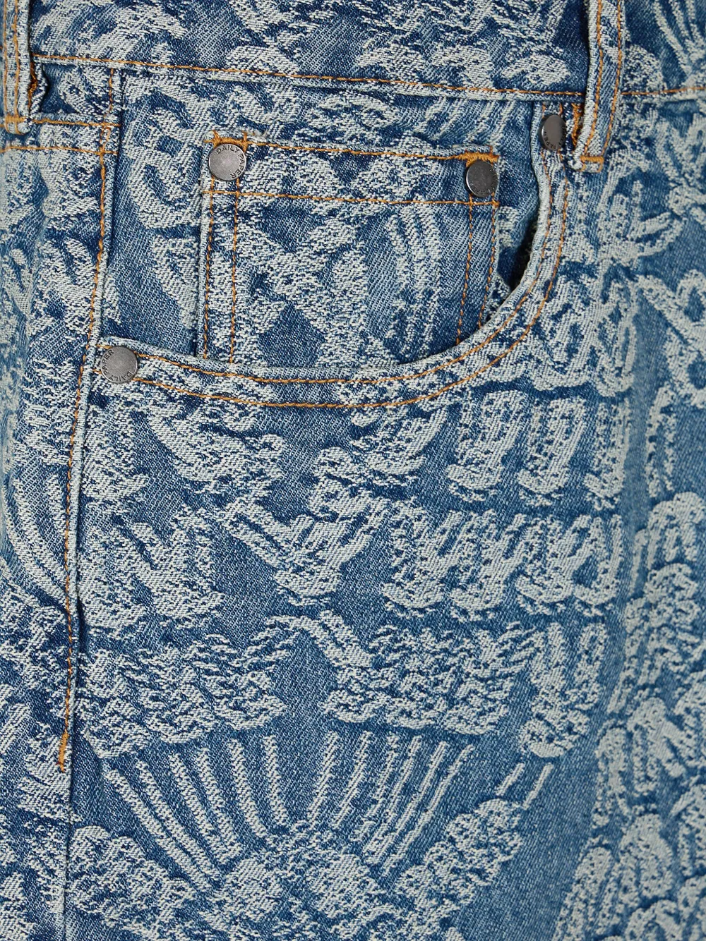 Daily Paper Denim shorts Blauw