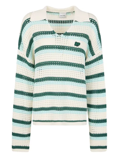 Daily Paper striped knitted top