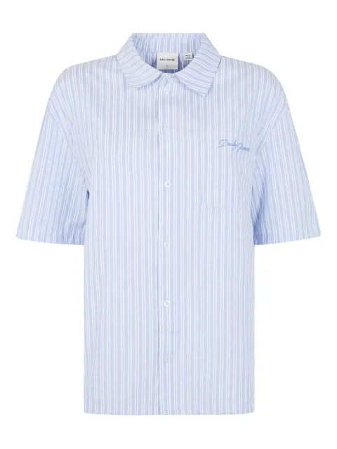 Daily Paper camisa con rayas estampadas