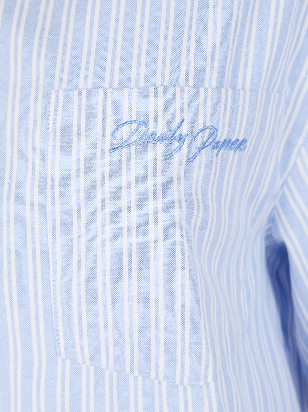 Daily Paper Gestreept katoenen blouse Blauw
