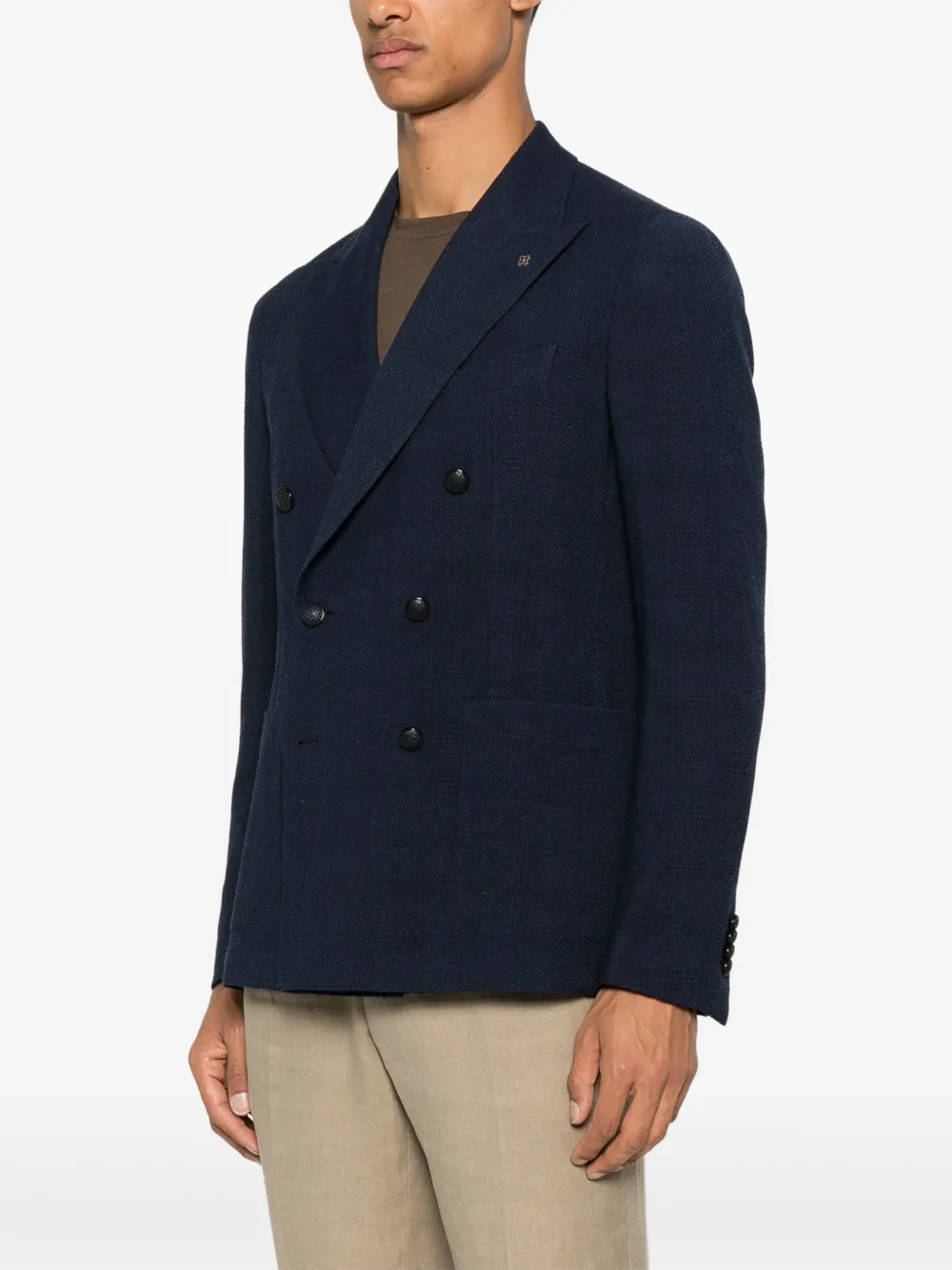 Tagliatore Blazer met dubbele rij knopen Blauw