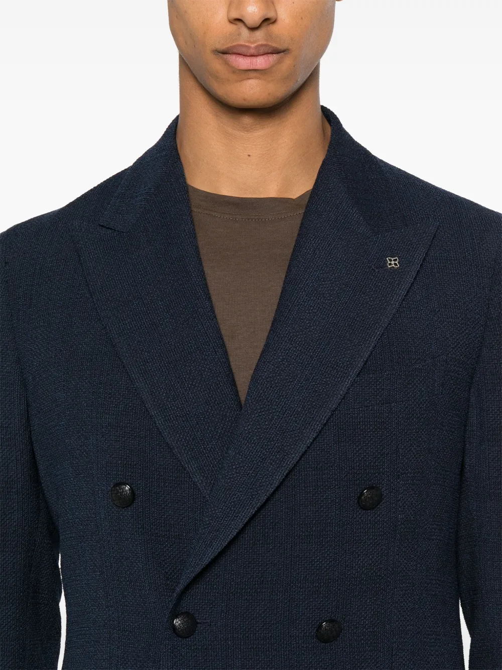 Tagliatore Blazer met dubbele rij knopen Blauw