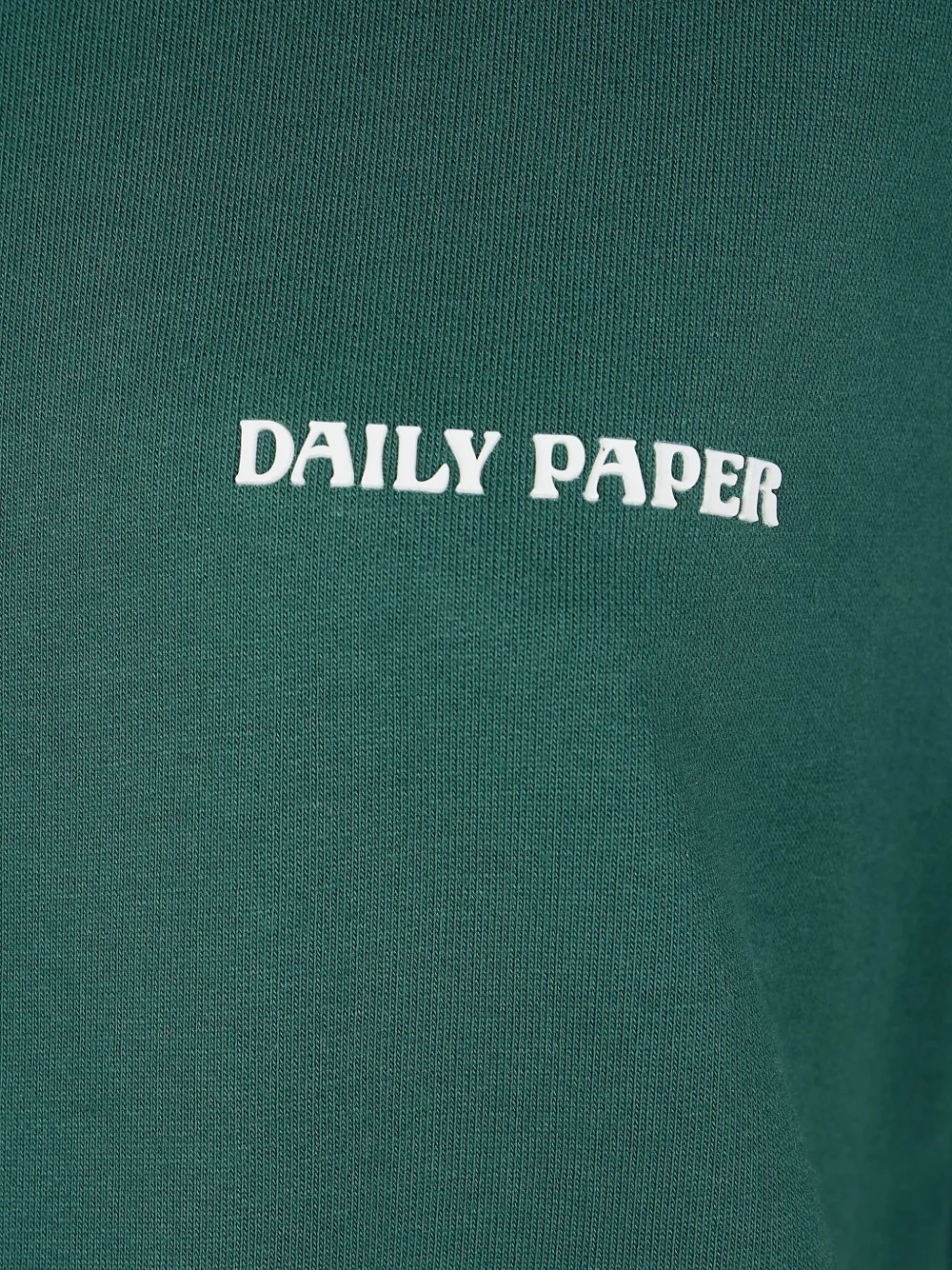 Daily Paper Katoenen T-shirt met logoprint Groen