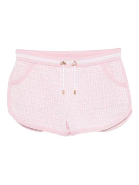 Balmain logo-embroidered shorts