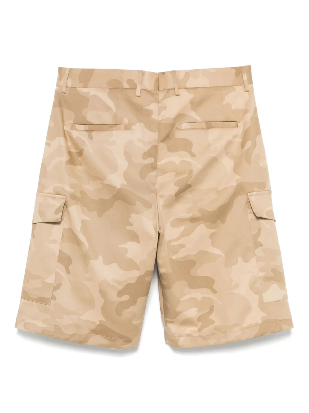 TAGLIATORE CAMOUFLAGE-PRINT CARGO SHORTS
