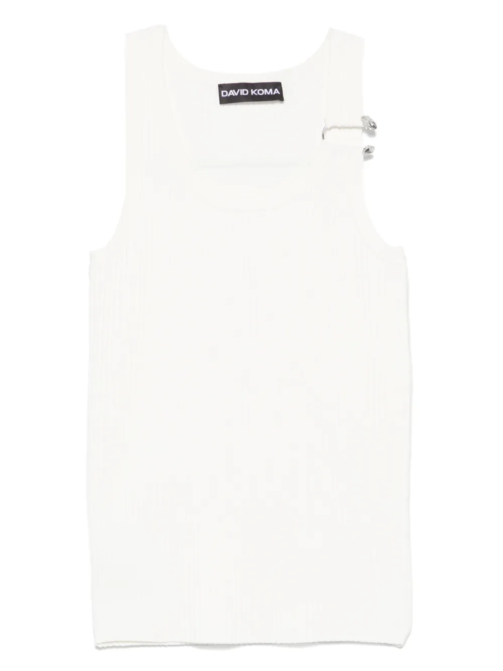 crystal-embellished tank top