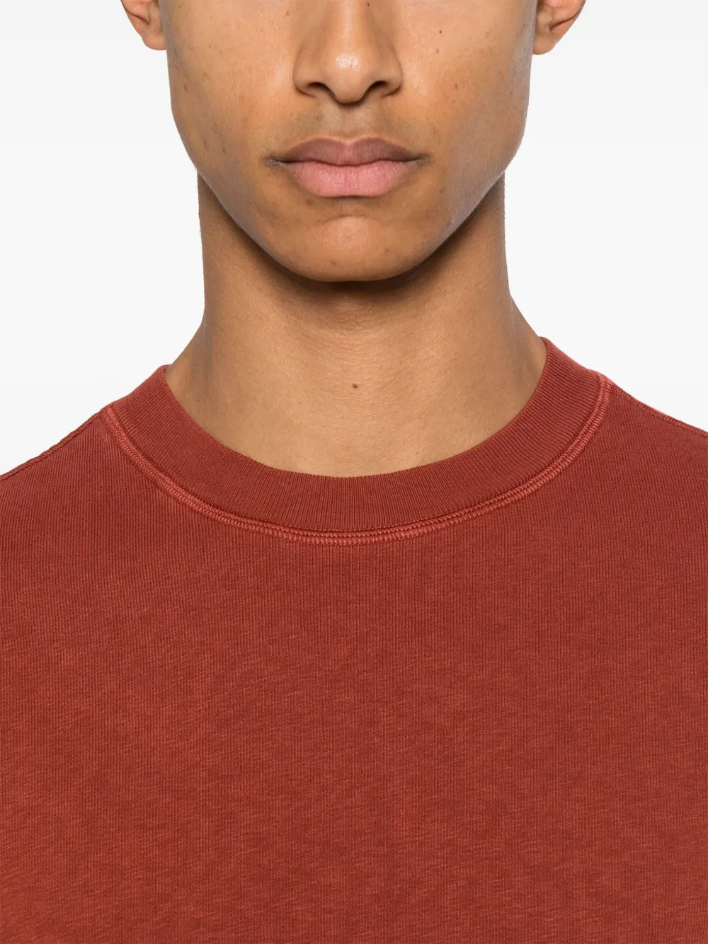 Stone Island Sweater met Compass-logopatch Bruin