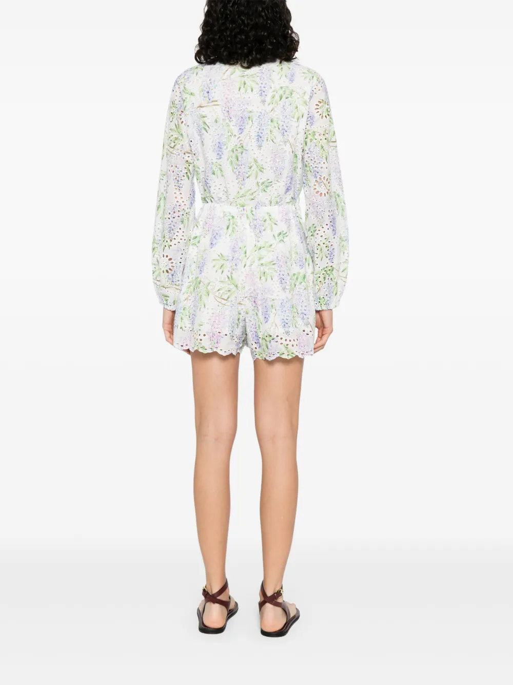 MC2 Saint Barth Julian playsuit 03229H COT SUNFLOER EMBRYWIST