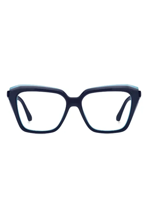 ETRO oversized angular-frame glasses