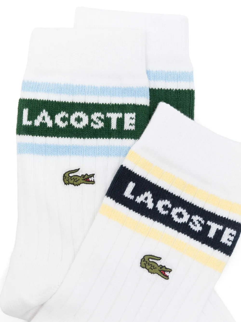Lacoste intarsia-knit logo socks (set of two) | Image 2