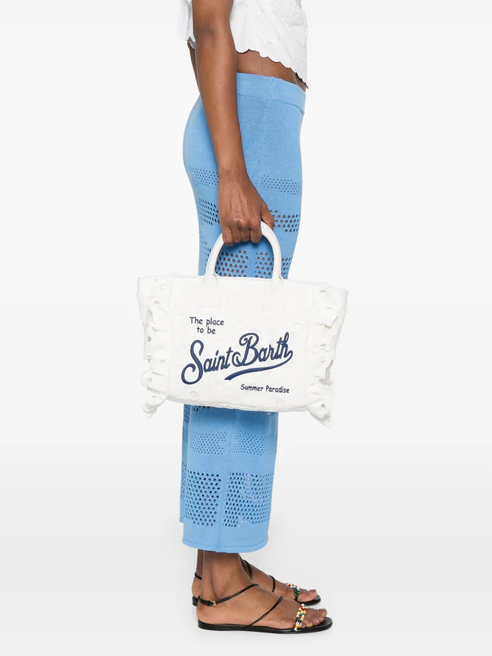 MC2 Saint Barth Colette shopper - Wit