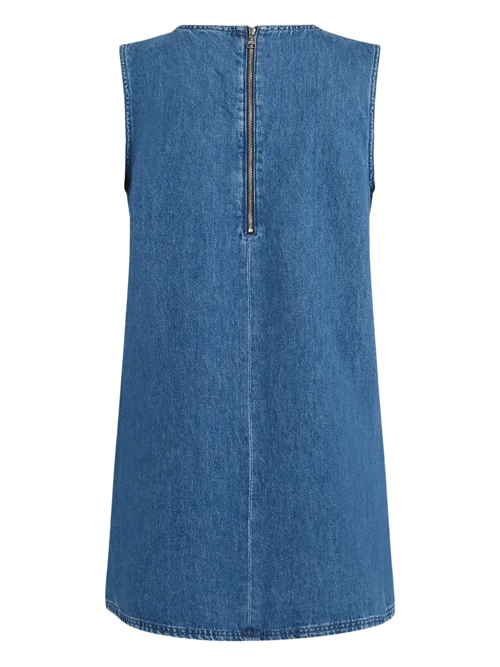 Karl Lagerfeld Ikon Duo Sketch denim jurk - Blauw