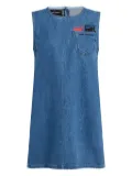 Karl Lagerfeld Ikon Duo sketch denim dress - Blue